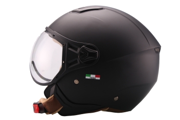 Helm VITO JET MODA - schwarz-matt